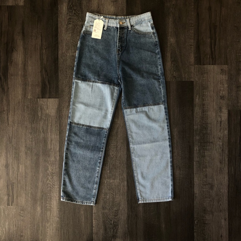 YESSTYLE PATCHWORK JEANS